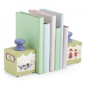 Baby's Favorite Wooden Bookends 