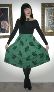 skirt and tights