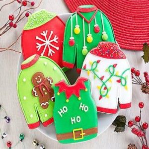 Wine Country Ugly Sweater Cookies