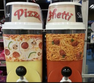 Italian dinner in a slushie