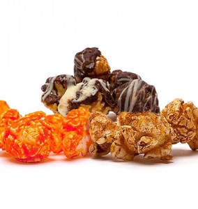Cheesy, chocolaty cinnamon popcorn goodness