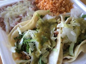 Taco/burrito/nacho bar