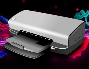 Printer with flatbed scanner