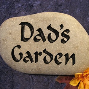 engraved stones