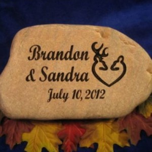 engraved rock, wedding gifts for parents