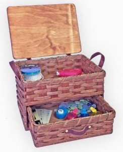 Vintage Sewing Basket