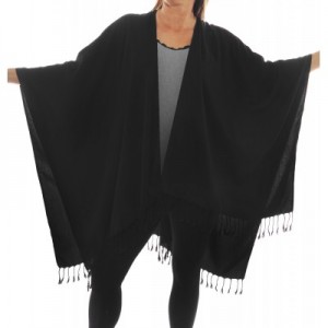 black shawl wrap