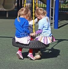 swings at the playground