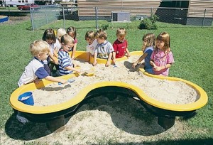 playground sandbox treasure hunting