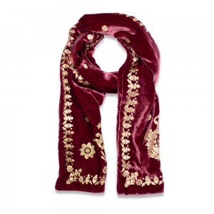 metallic scarf