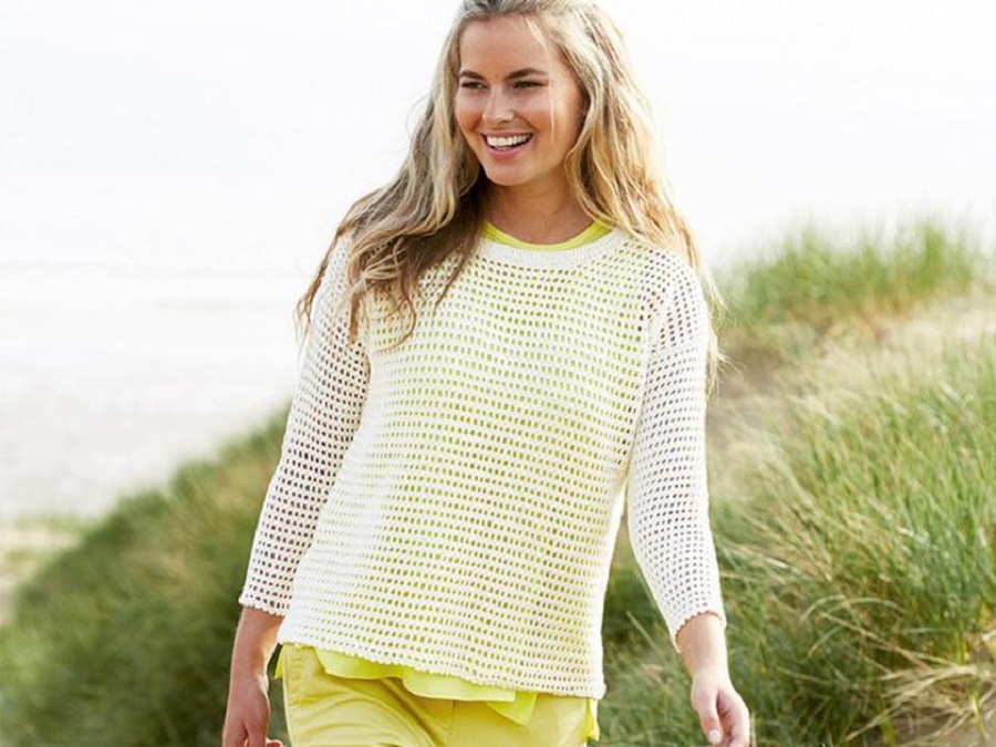 Wearing Comfortable knits