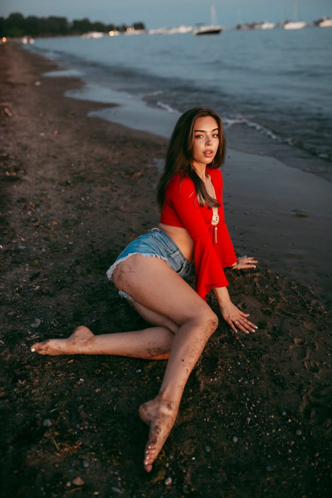 woman wearing sexy outfit