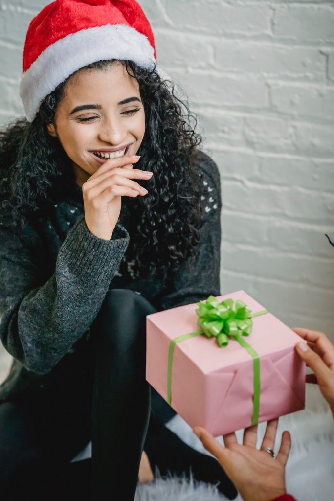 Giving of Christmas present