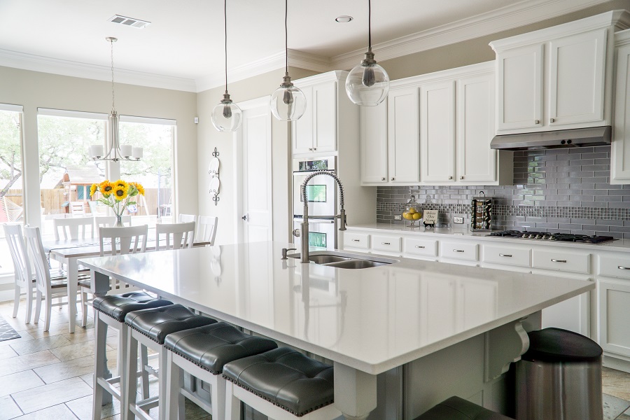 very clean kitchen