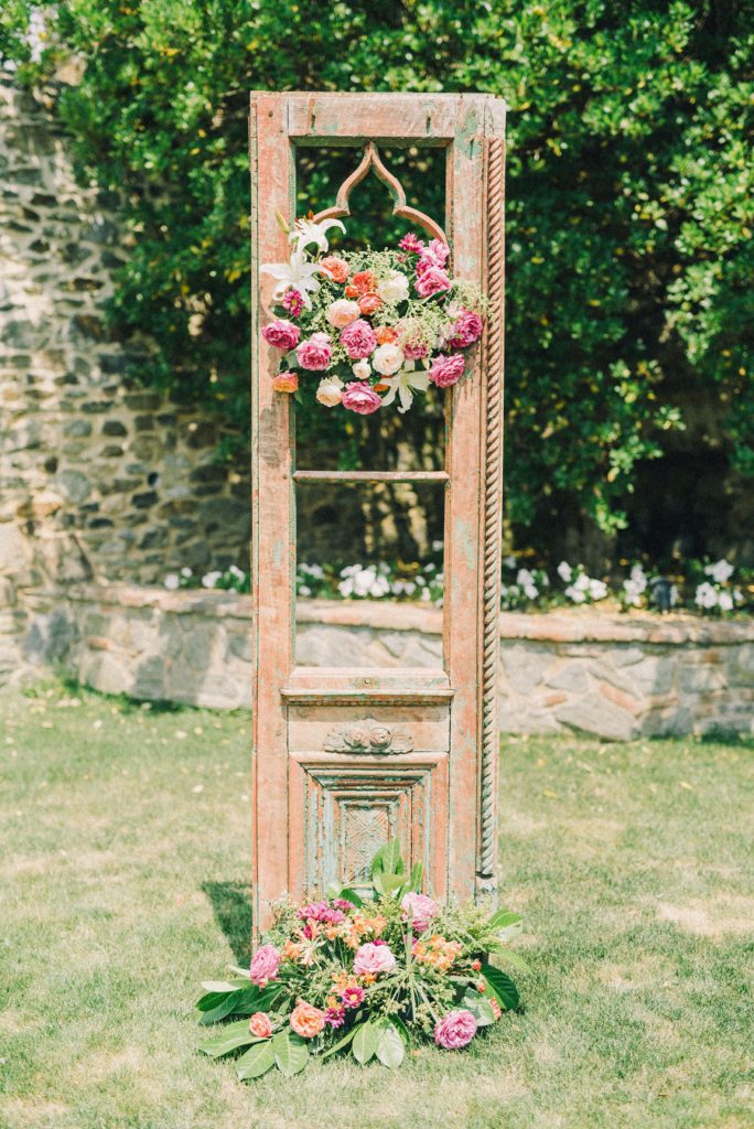 flowers in the wedding reception