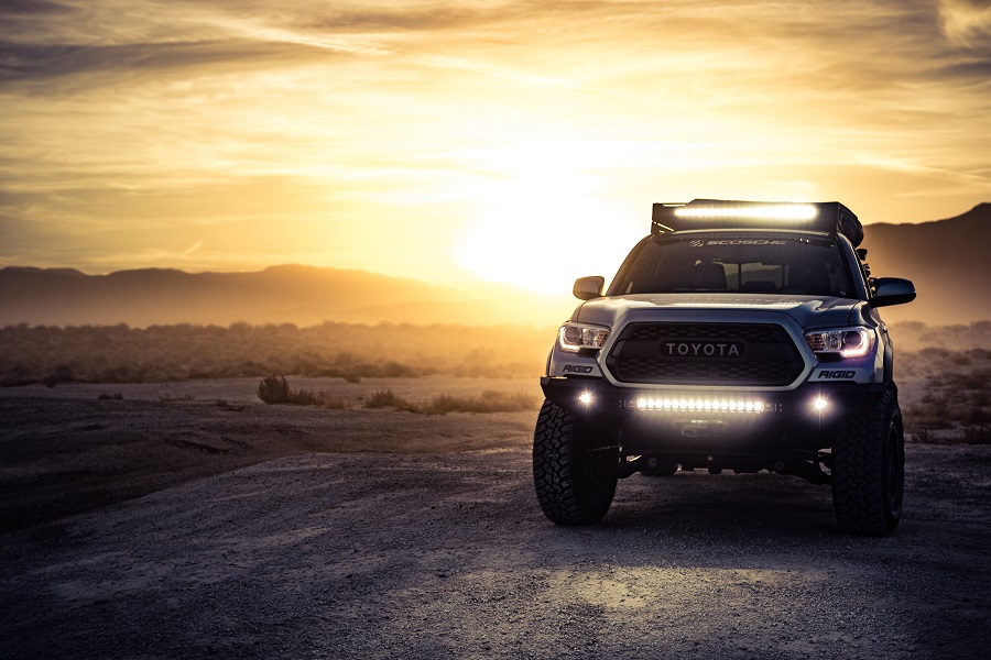 Customized pickup truck