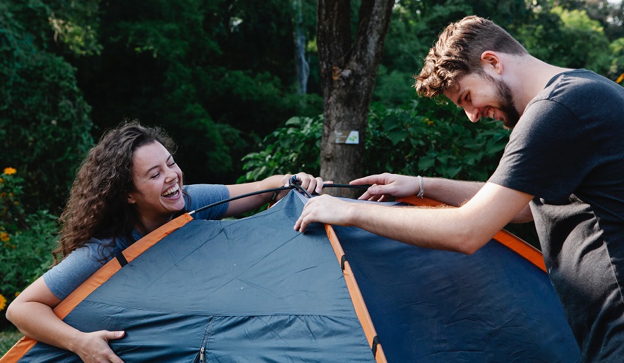 Camping Couple