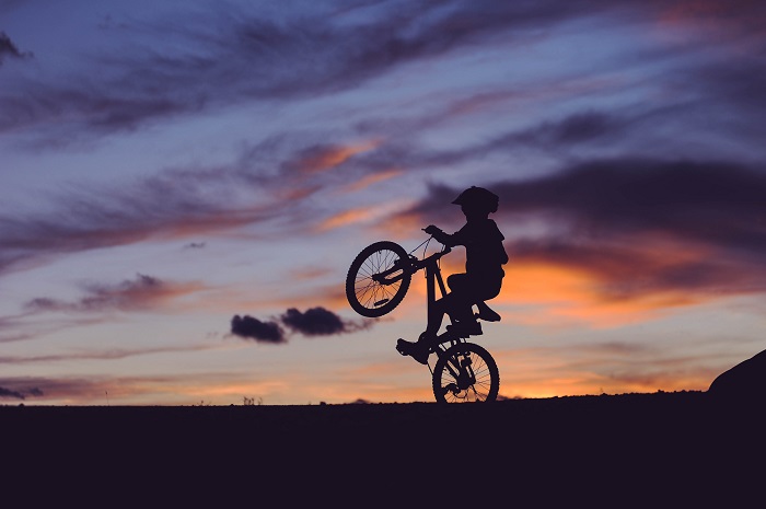 BMX riding tricks