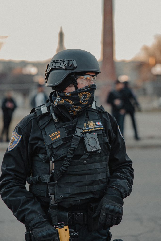 Policemen is part of the jobs with uniforms