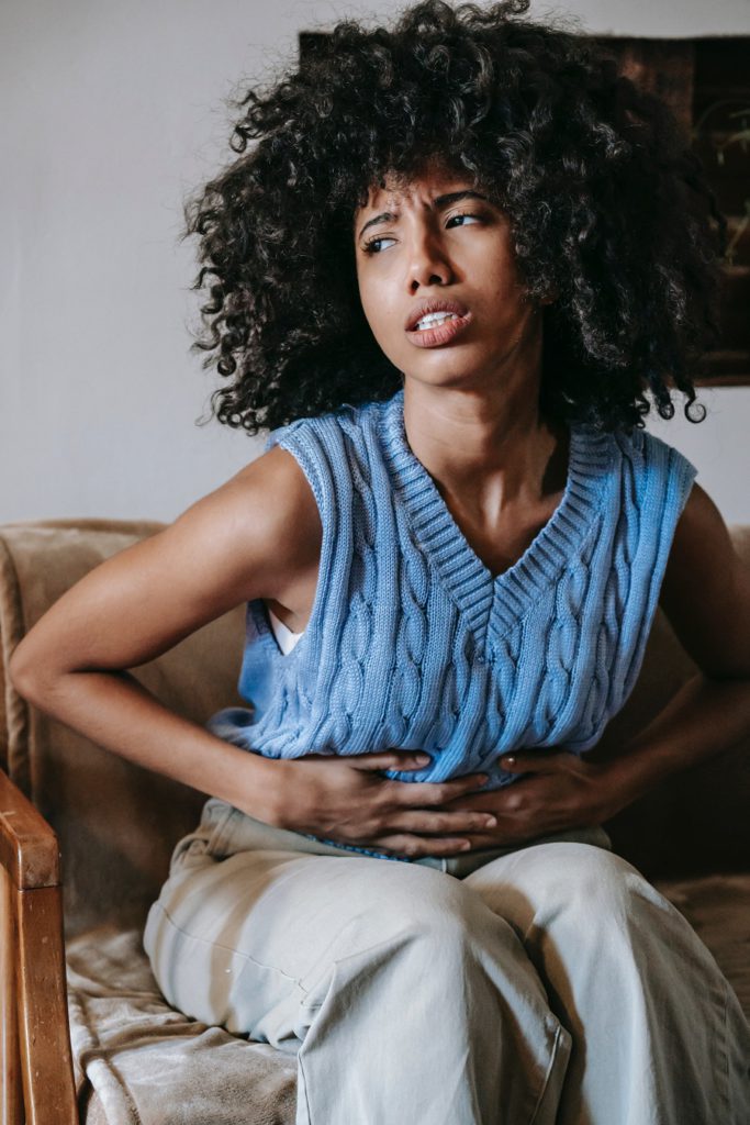 Stomach pain symptom of Novo Virus
