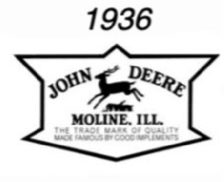 John Deere Logo through decades