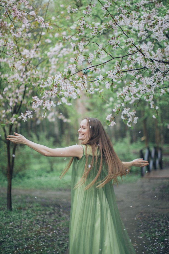 Wearing green