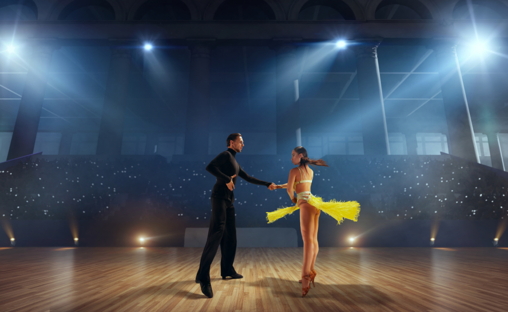 Ballroom Dances swing on the floor