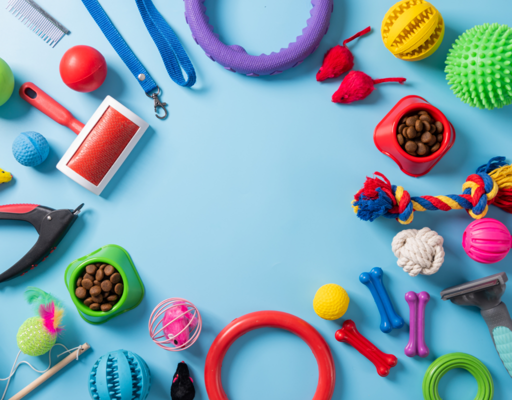 traveling with pets and toys