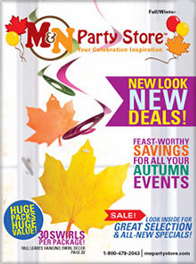 M & N Party Store Catalog Cover