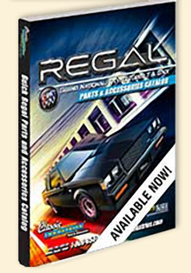 Buick Regal Parts Catalog Cover