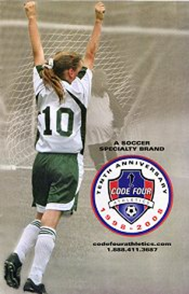 Code Four Athletics - Soccer Catalog Cover