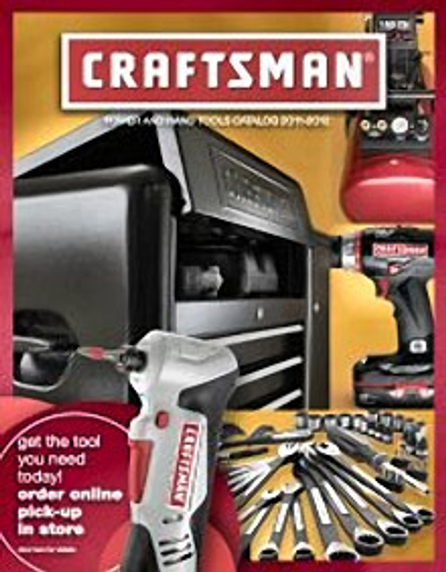 Craftsman Tools Catalog Cover