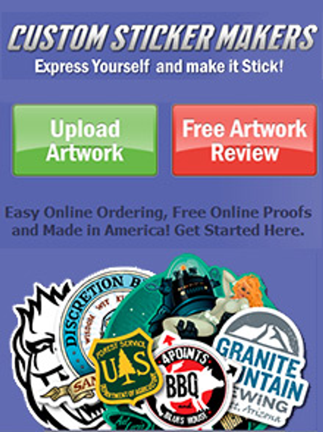 Request Custom Sticker Makers Catalog
