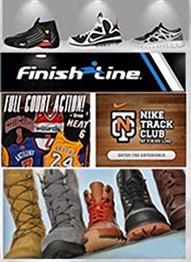 Finish Line Catalog Cover