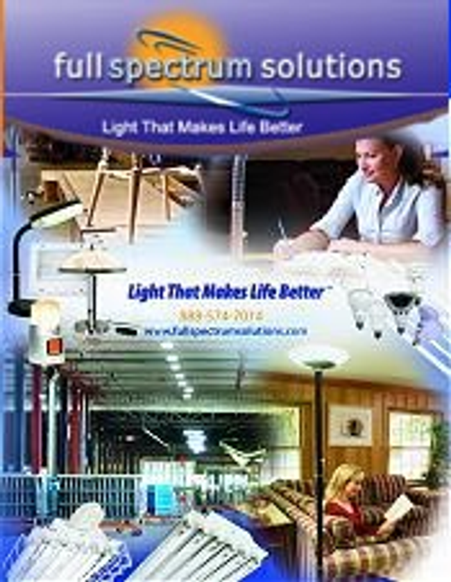 Full Spectrum Lighting Catalog Cover