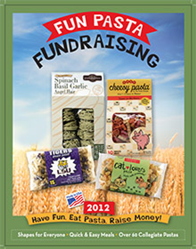Pasta Fundraising Catalog Cover
