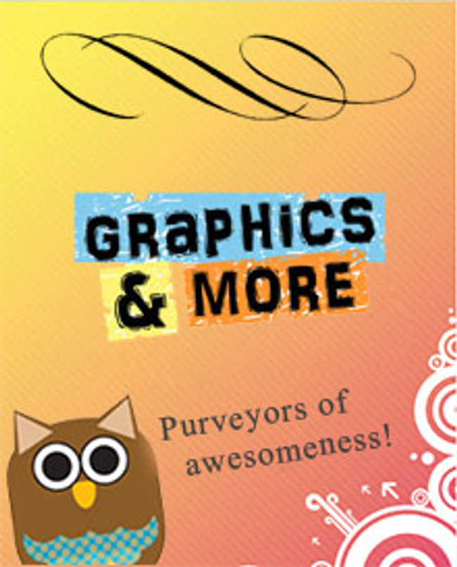 Graphics and More Catalog Cover