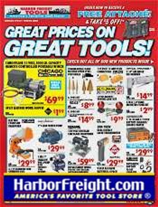 Harbor Freight Catalog Cover