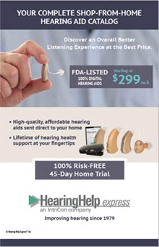 Free Hearing Help Express 2024 Health and Fitness Mail Order Catalog