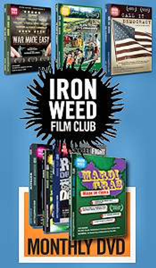 Ironweed Film Club Catalog Cover