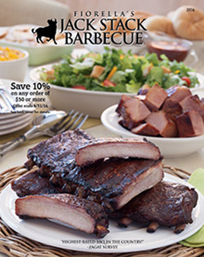 Jack Stack Barbecue Catalog Cover