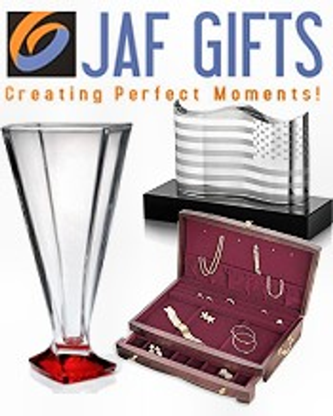 Jaf Gifts Catalog Cover