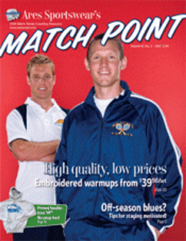 ARES Sportswear - Match Point Catalog Cover