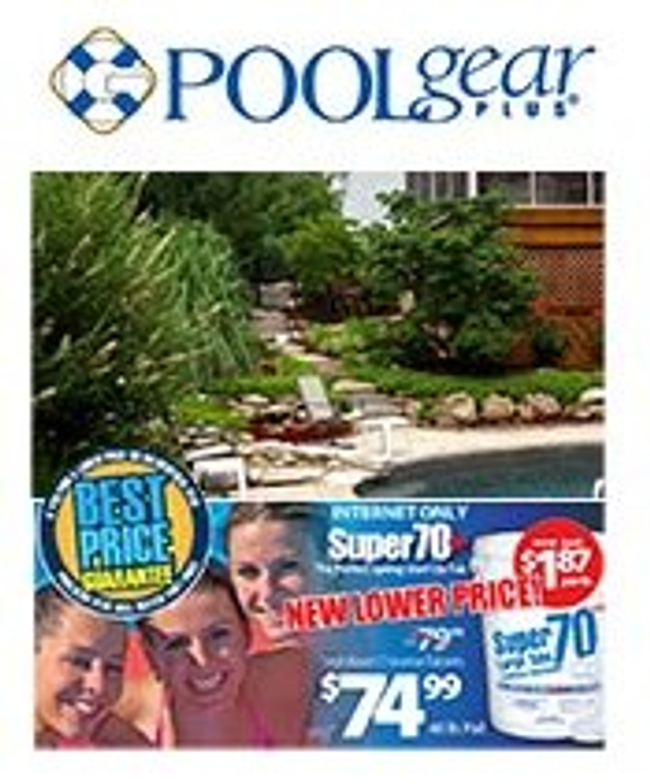 PoolGear Plus Catalog Cover