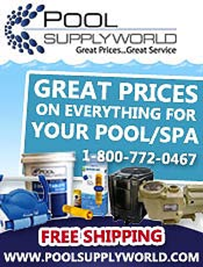 Pool Supply Catalog Cover