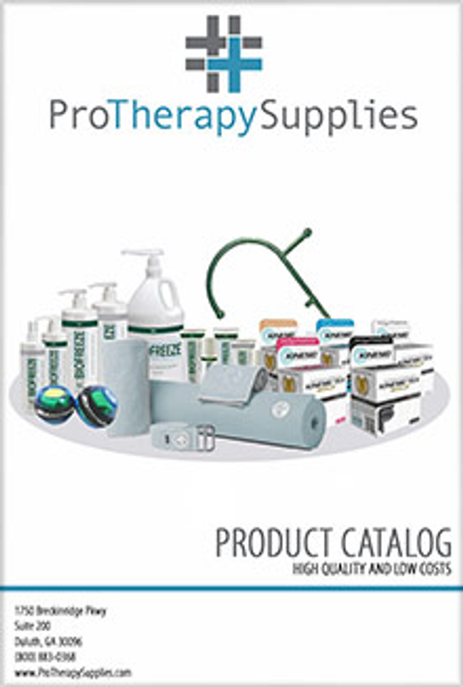 Pro Therapy Supplies Catalog Cover