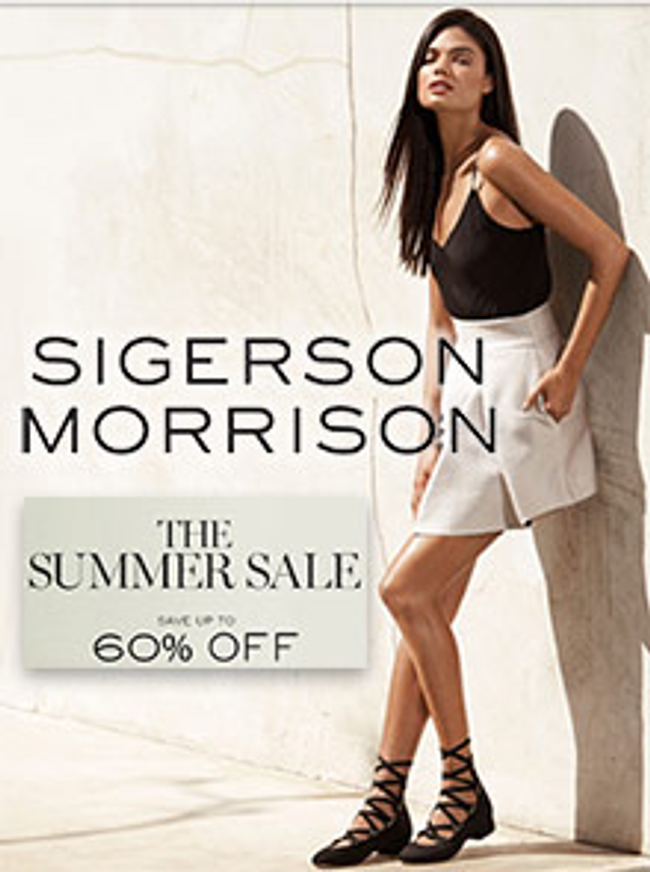 Sigerson Morrison Catalog Cover