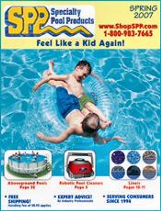 Specialty Pool Products Catalog Cover
