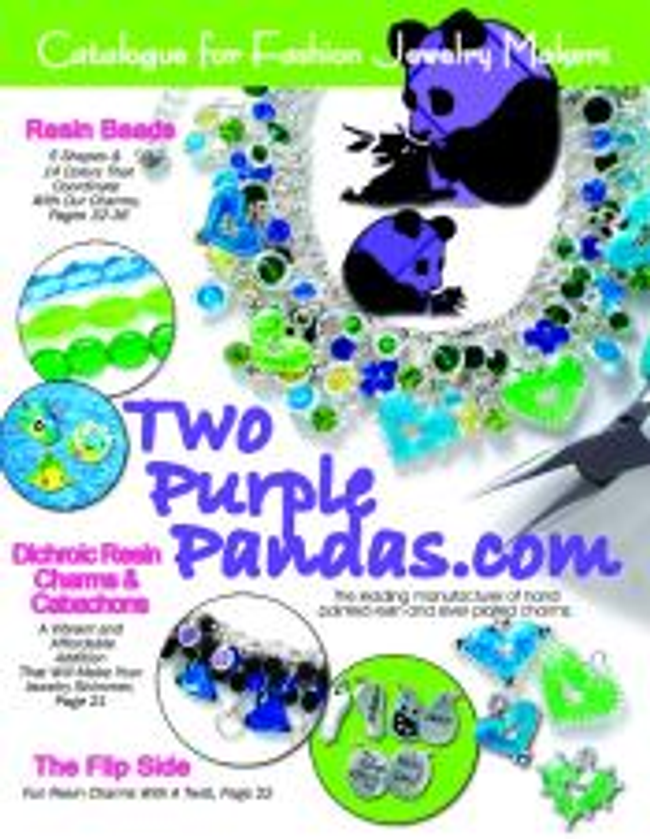 Two Purple Pandas - Charms Catalog Cover