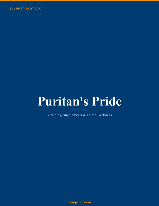 Puritan's Pride 2026 Catalog Catalog Cover